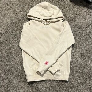 Glossier Small Used Cream Hoodie